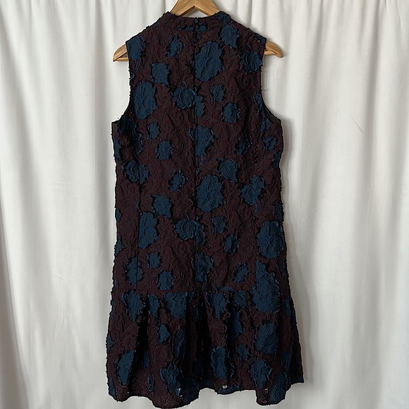 ERDEM Beautiful Blue/Purple Floral Design Sleeveless Dress **Size 8** 🌺🌺 - Picture 2 of 5